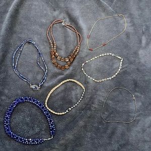 Various necklaces. $15 for all 7 or $5 each. Please specify which item/bundle.